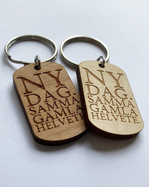 Nyckelring - Samma gamla helvete. - Bild 2