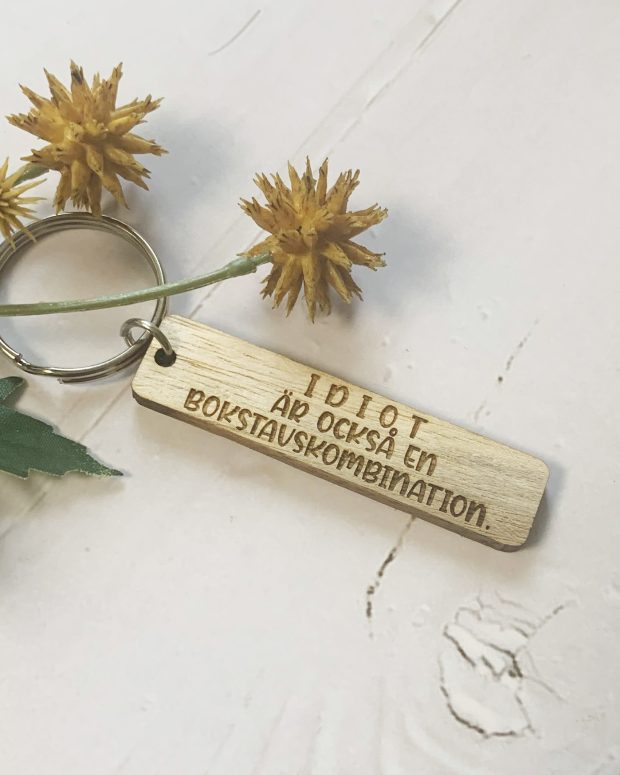 Nyckelring - I D I O T är också en bokstavskombination. - Bild 3