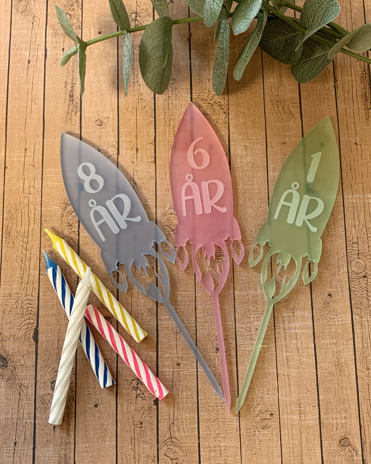 Cake topper - Raket