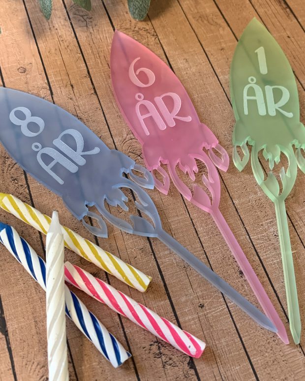 Cake topper - Raket - Bild 2