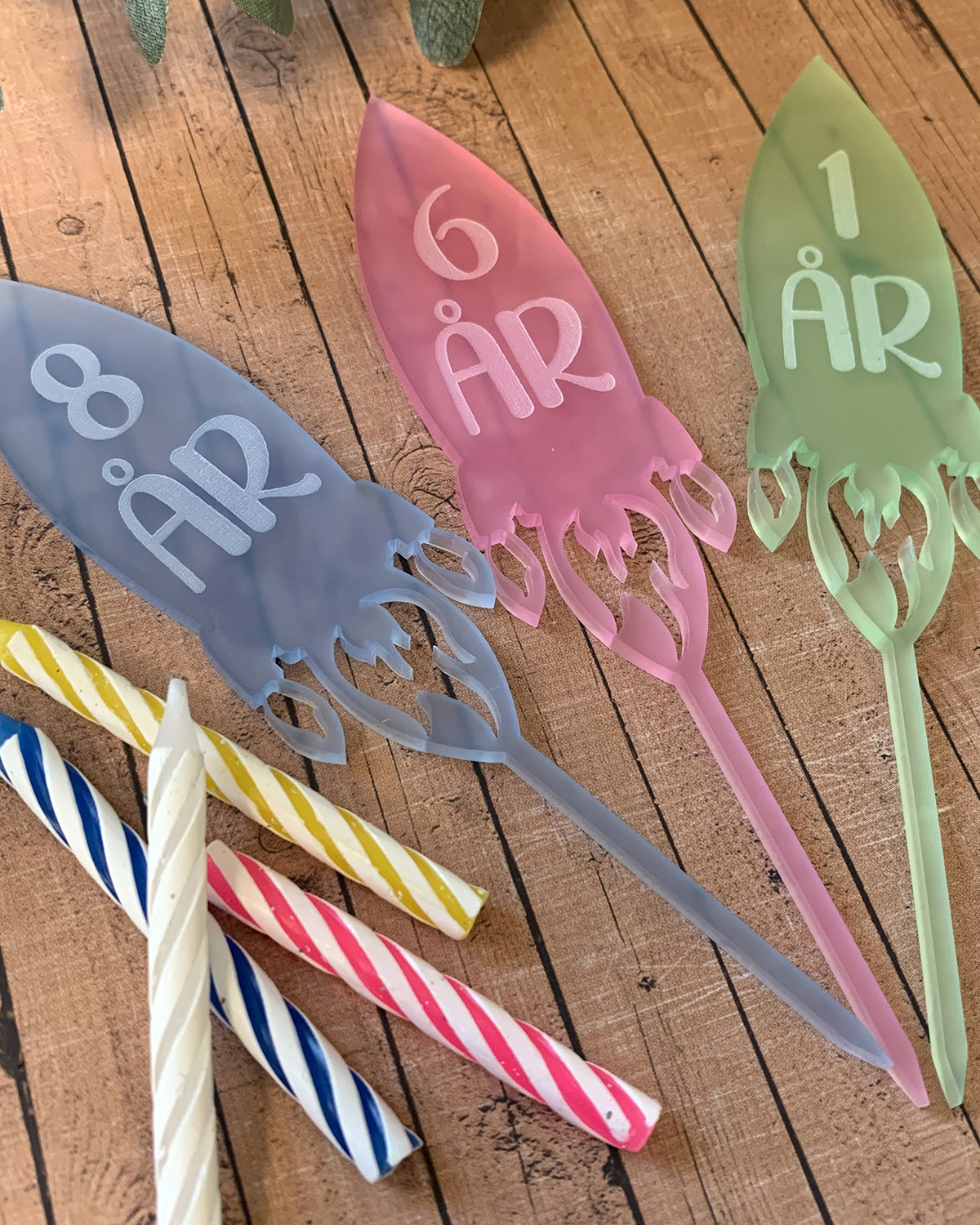 Cake topper - Raket - Bild 2