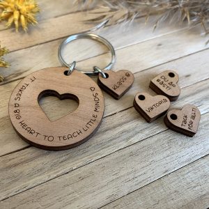 Nyckelring - It takes a big heart to teach little minds