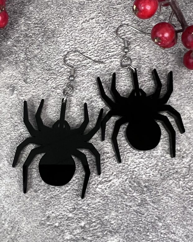 Örhänge - Black spider - Bild 2