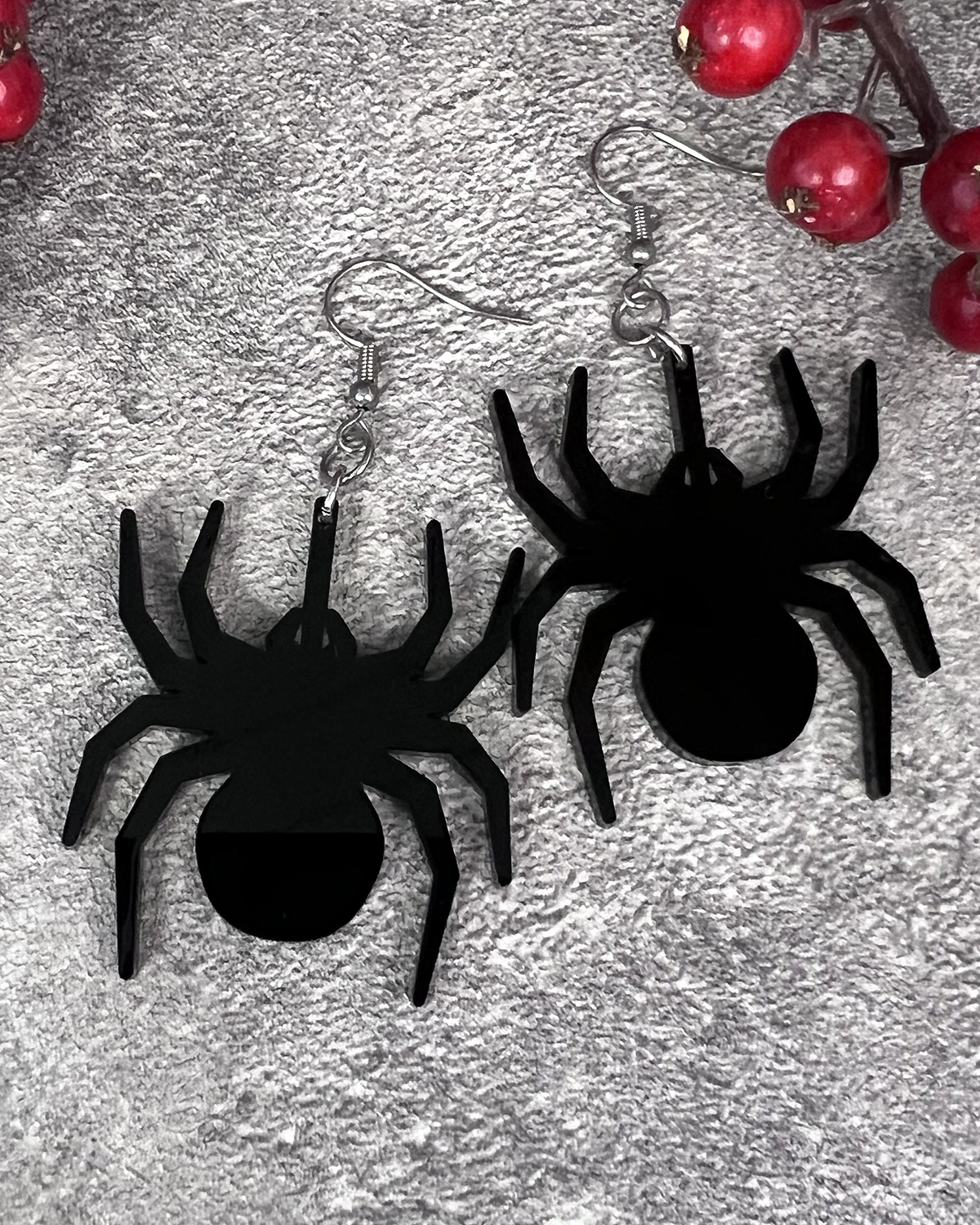Örhänge - Black spider - Bild 2