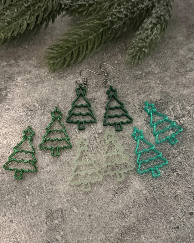 Örhänge - Christmas tree - Bild 4