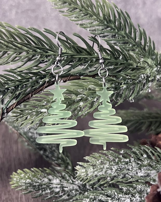 Örhänge - Cute Christmas tree