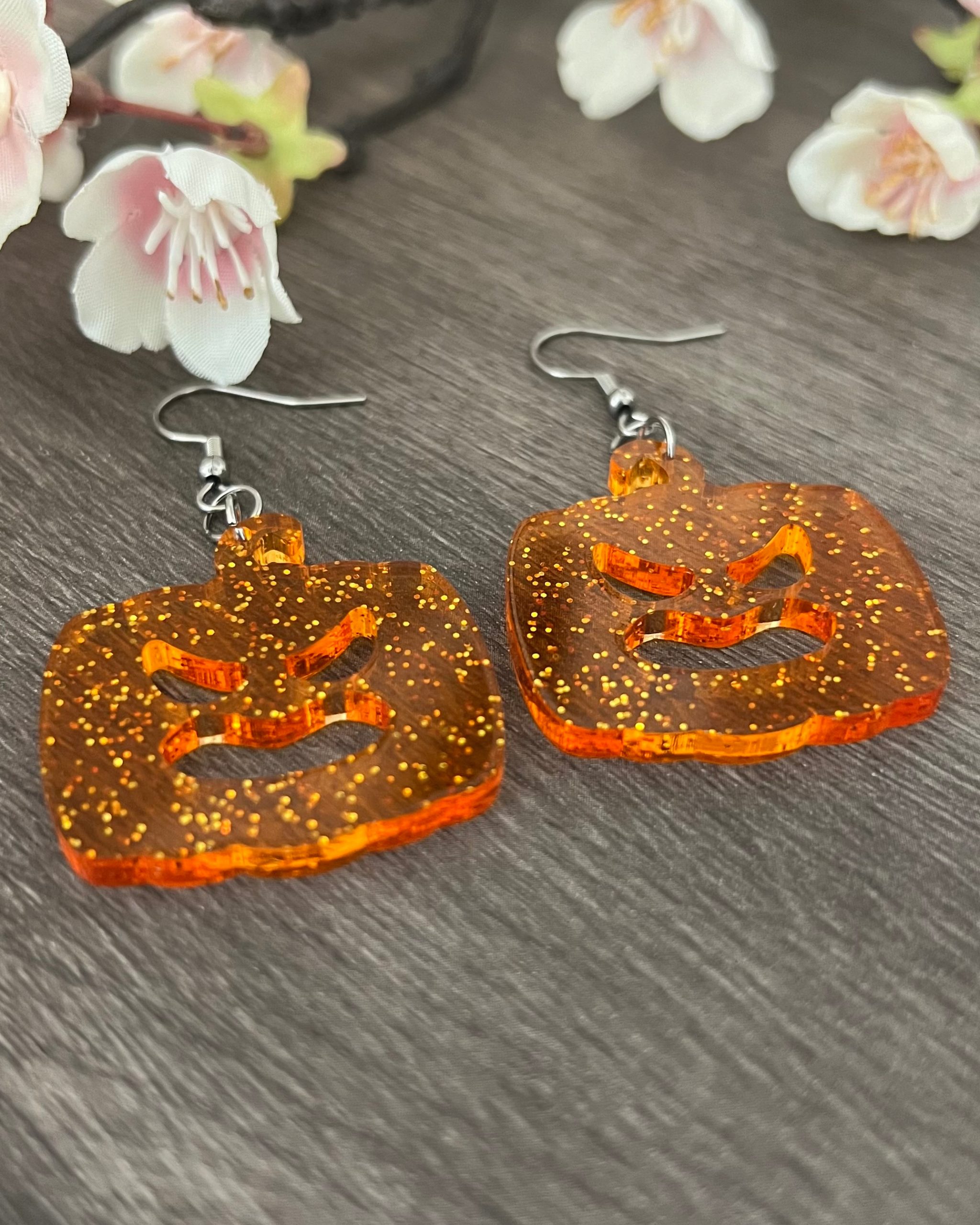 Örhänge - Angry pumkin