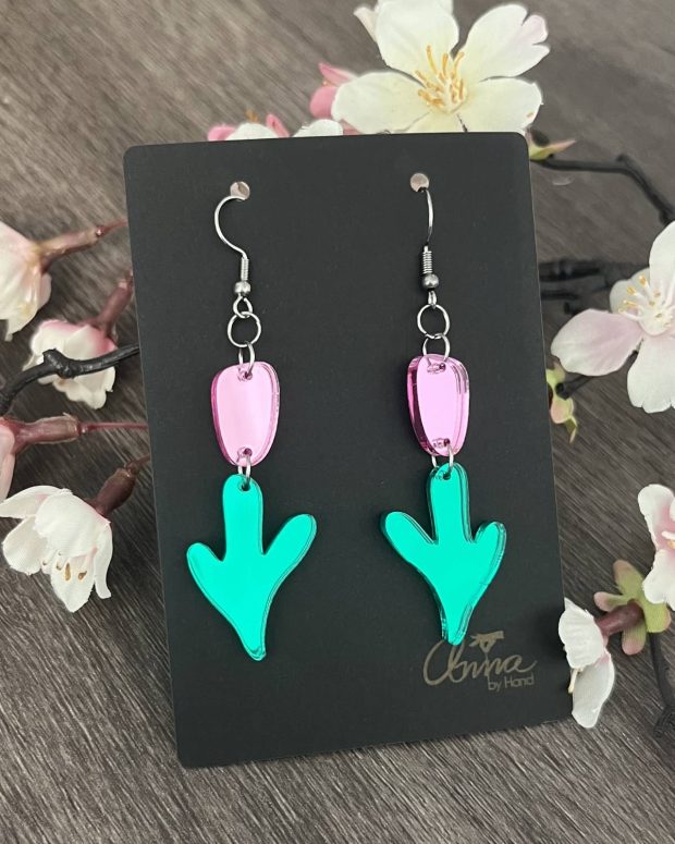 Örhänge - Boho tulip
