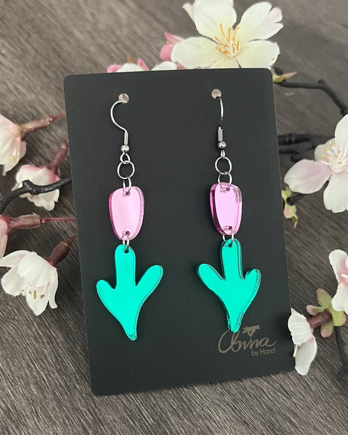 Örhänge - Boho tulip