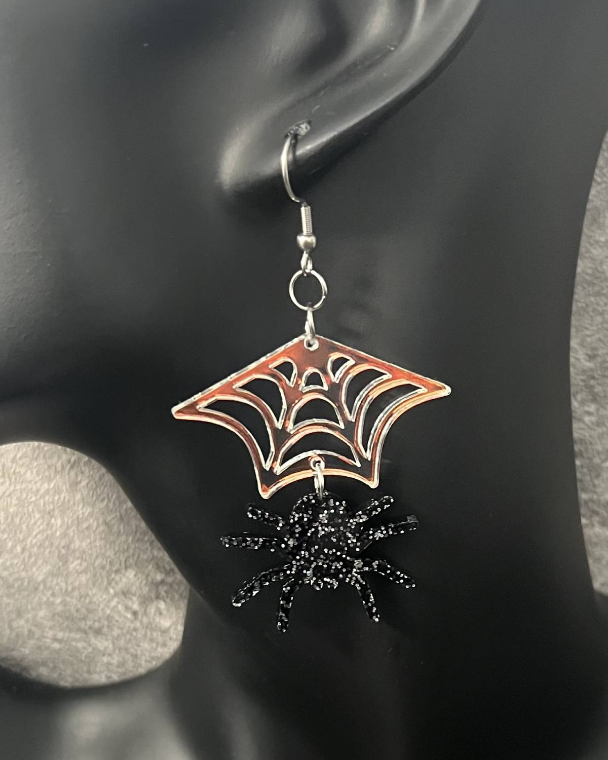 Örhänge - Holo spidernet - Bild 5