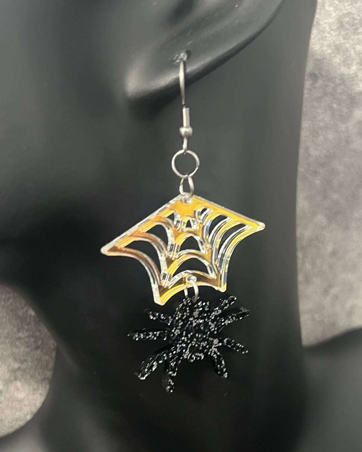 Örhänge - Holo spidernet - Bild 6