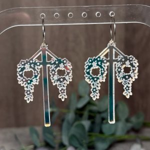 Örhänge - Skimrande midsommarstång