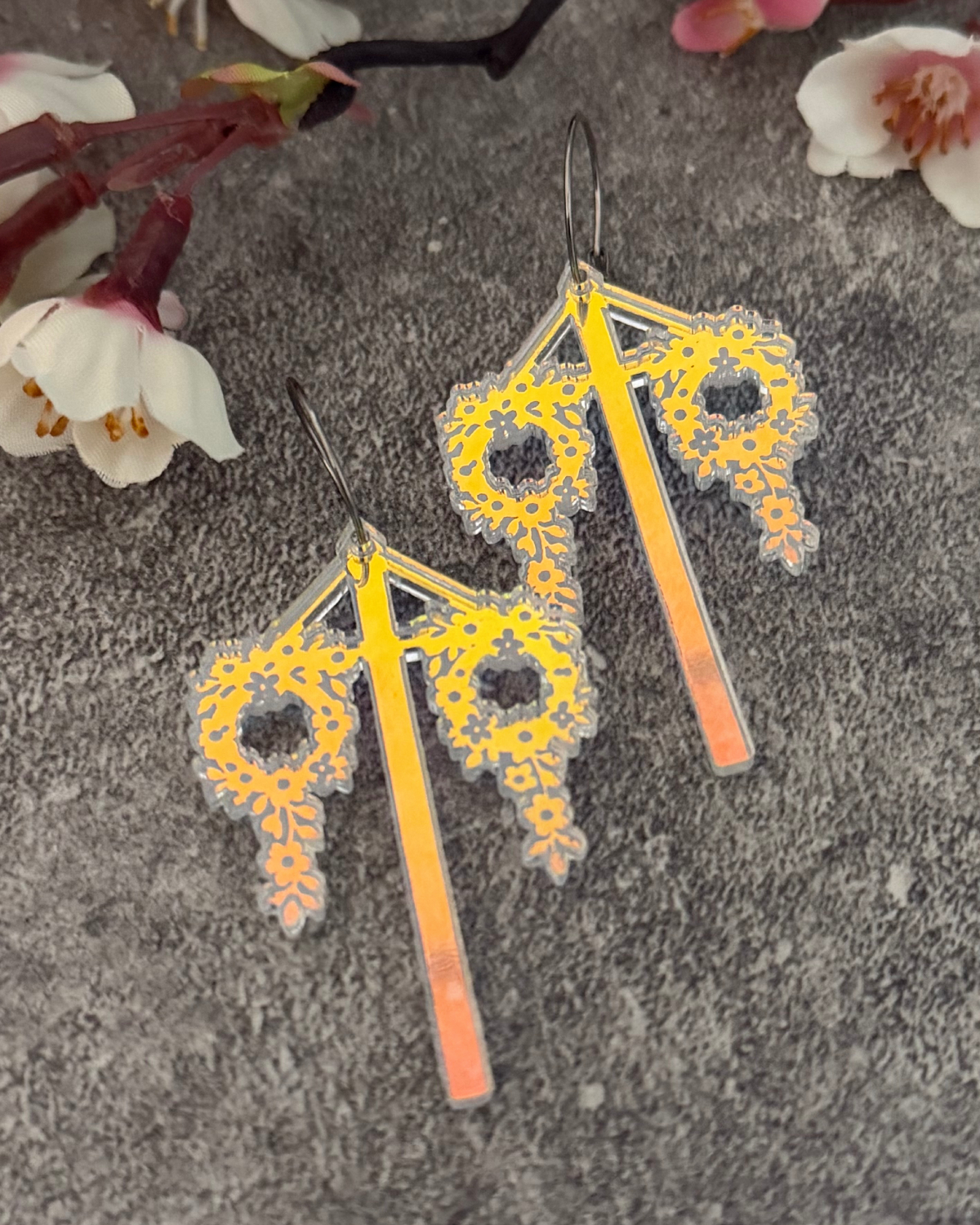 Örhänge - Skimrande midsommarstång - Bild 2