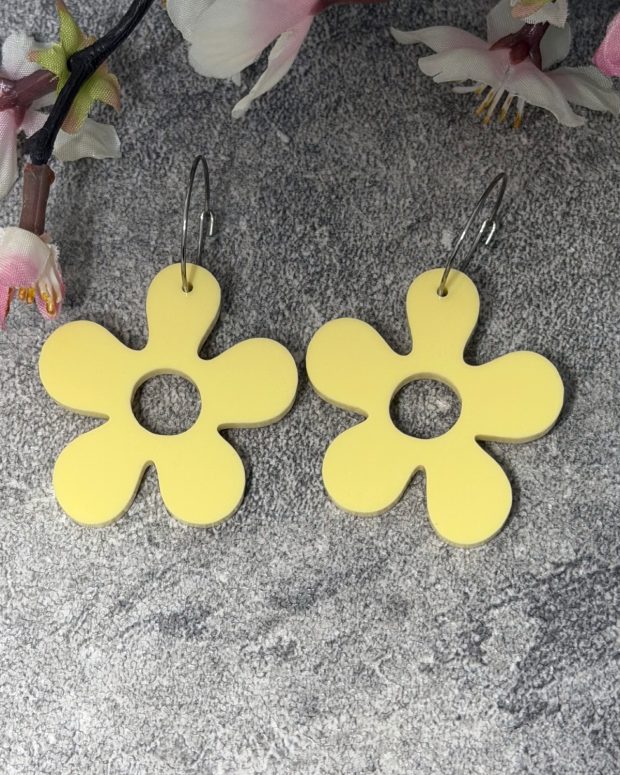 Örhänge - Pastell flower - Bild 5