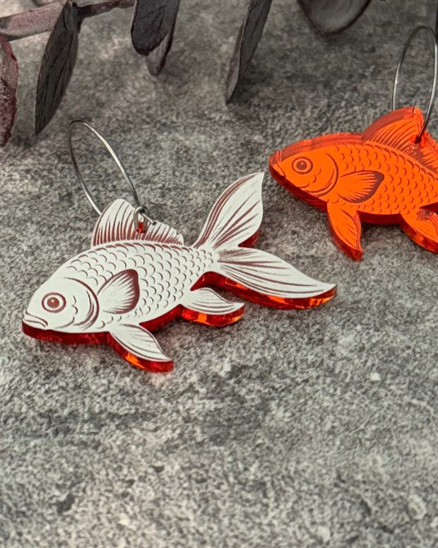 Örhänge - Guldfisk - Bild 3
